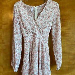 Dokotoo Tie Knot Mini Skater Dress